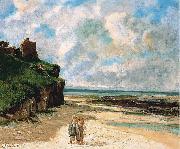 Gustave Courbet, The Beach at Saint-Aubin-sur-Mer